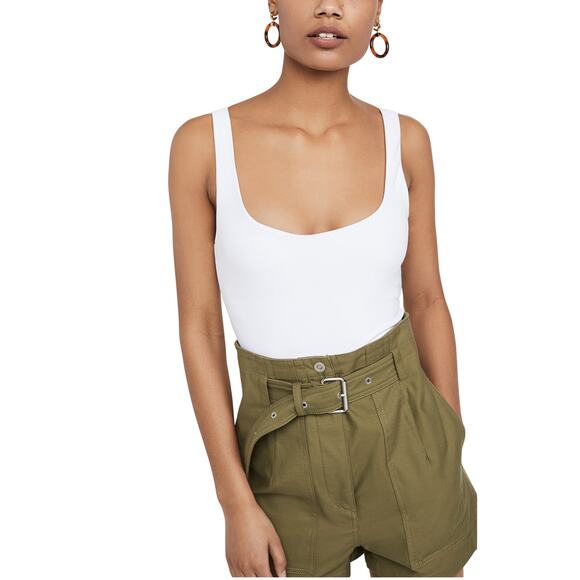 ALIX NYC Tops - Alix Nyc Sleek White Mott Size M Tank Bodysuit